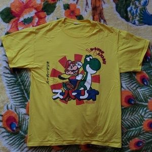Super Mario and Yoshi Nintendo Tee Shirt Size M